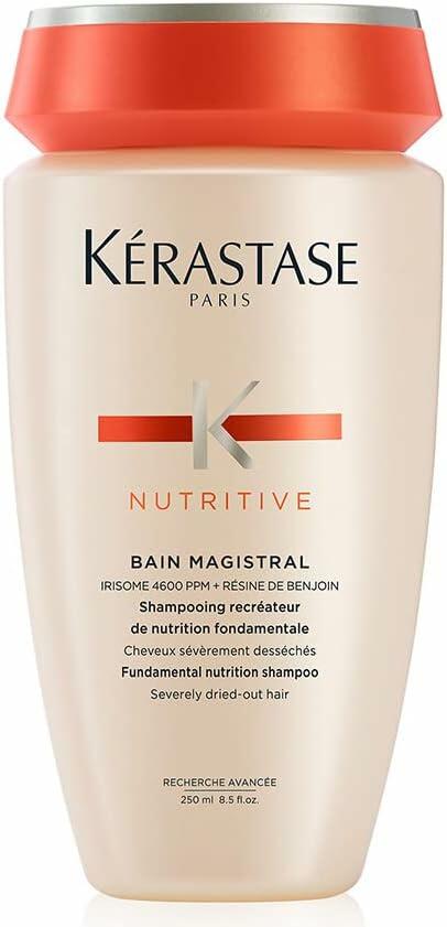 Kérastase Shampoo Nutritive Bain Magistral, Cabelos ressecados, Nutrição, Complexo Irisome, Resina de Benjoim, Ceramidas, 250 ml