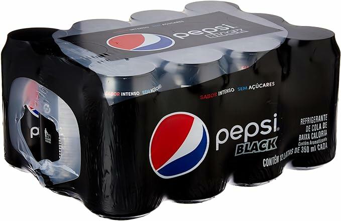 Refrigerante Pepsi Zero, Lata 350Ml Pack (12 Unidades)