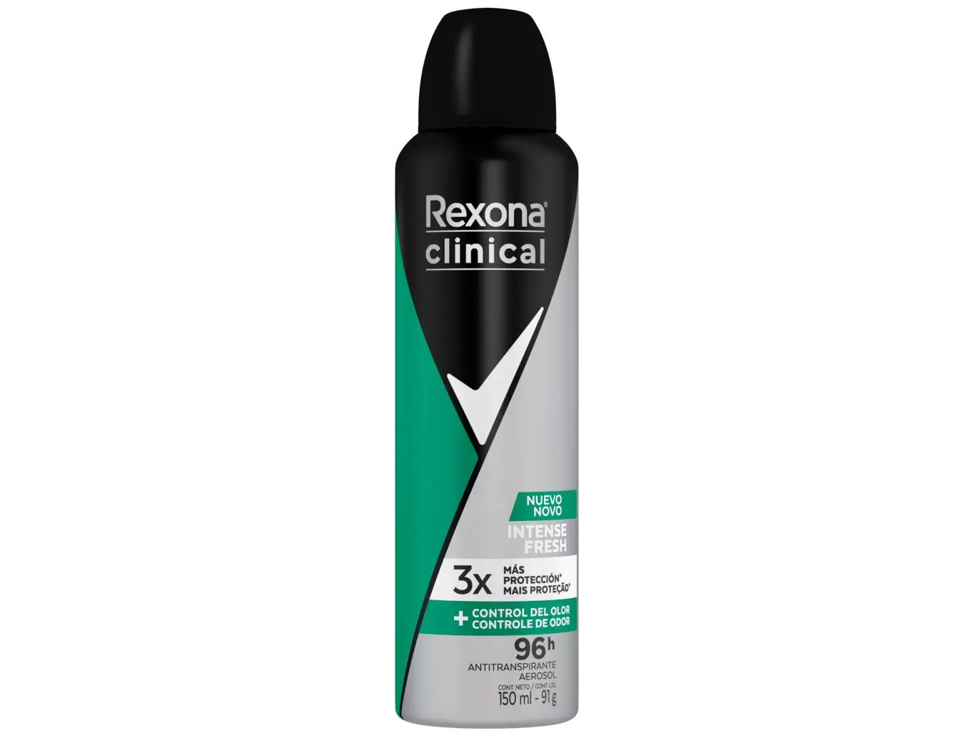 Desodorante Antitranspirante Aerosol Rexona - Men Clinical Clean 150ml