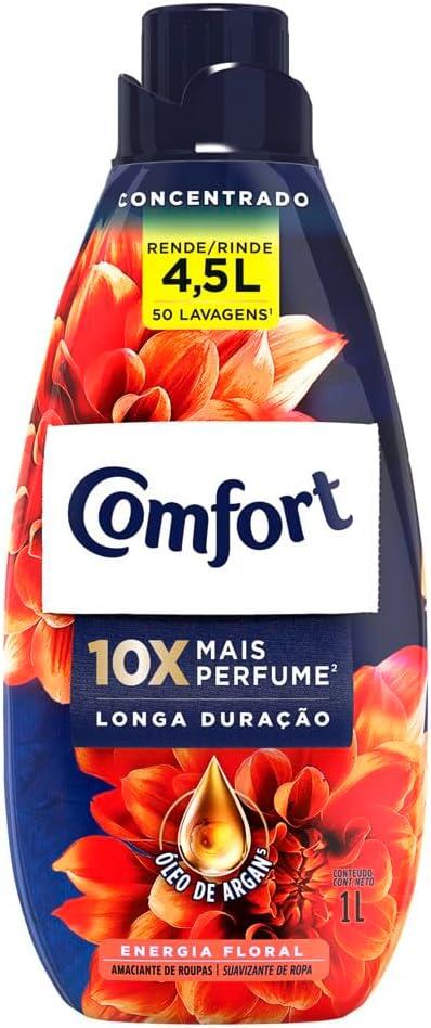 Amaciante Concentrado Comfort Hydra Sérum 1L, Comfort, 1 L