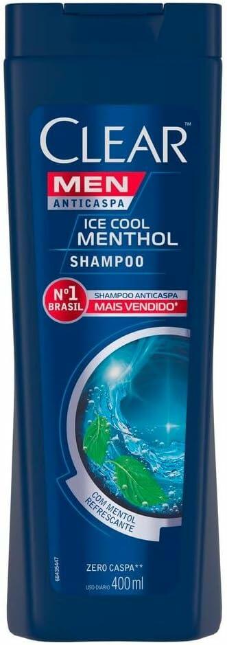 Clear Men Ice Cool Menthol Shampoo Anticaspa, 400ml