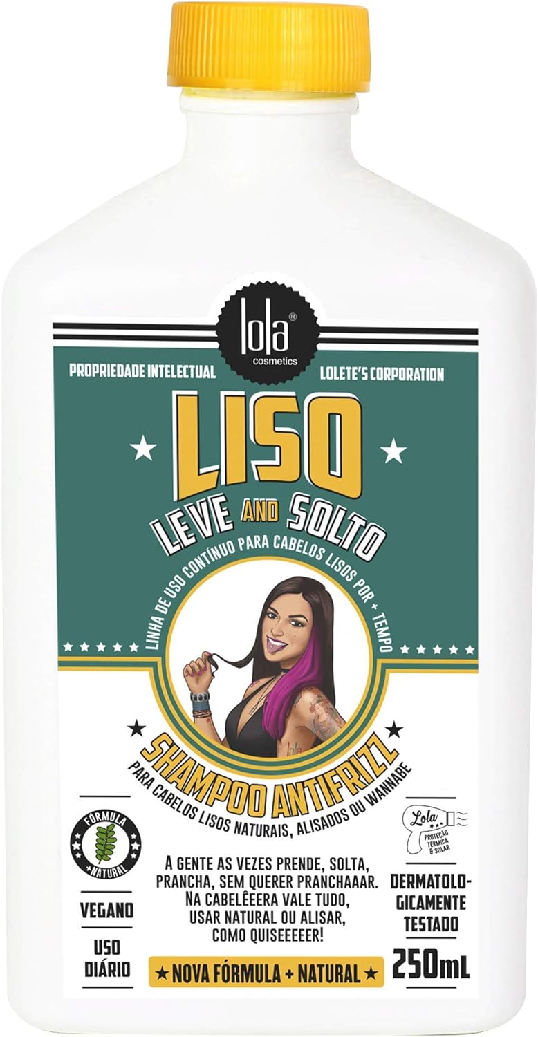 Lola Cosmetics Liso Leve And Solto Shampoo 250ml Lola