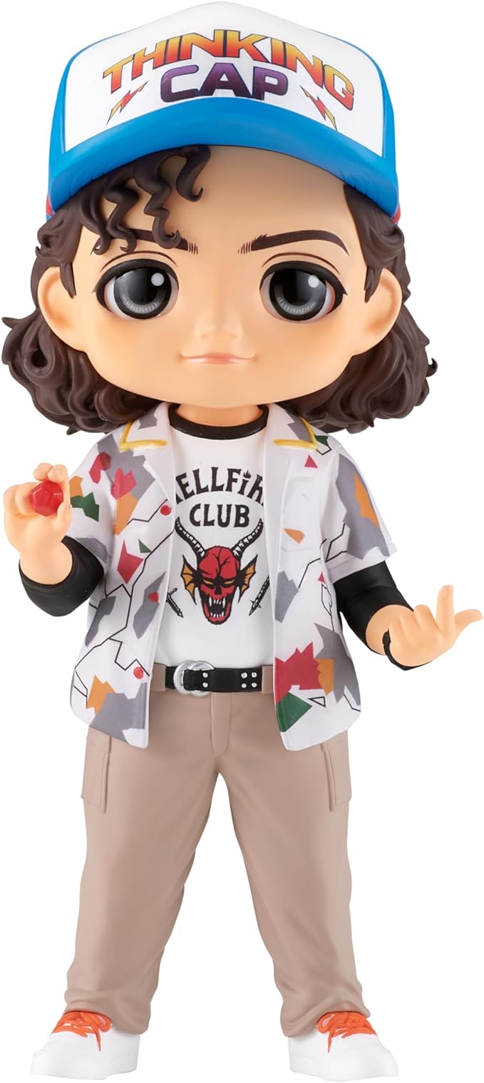 1 Figure Stranger Things - Dustin - Q Posket Ref.:19079 - Bandai Banpresto