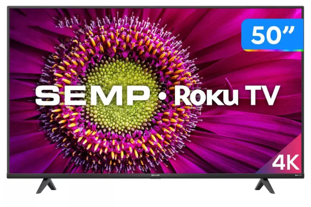 Smart Tv 50” 4k Uhd D-led Semp Rk8500 - Va Wi-fi 4 Hdmi 1 Usb