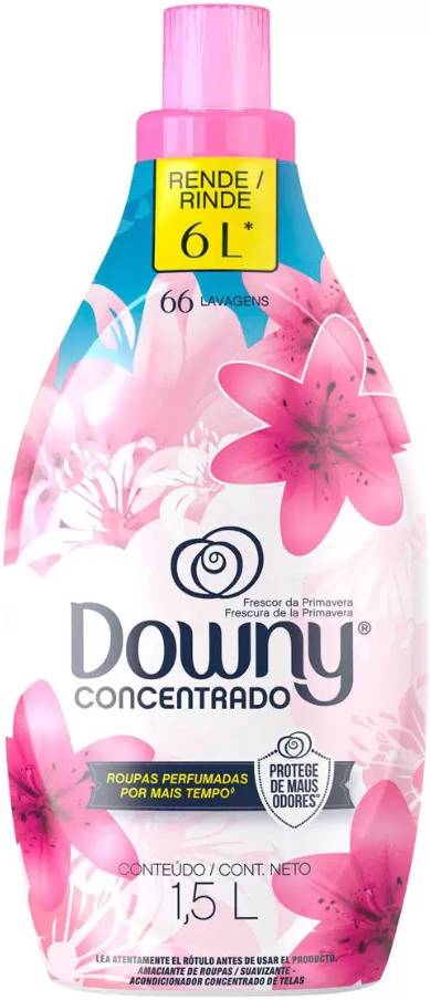 Amaciante Downy Frescor da Primavera Concentrado - 1,5L