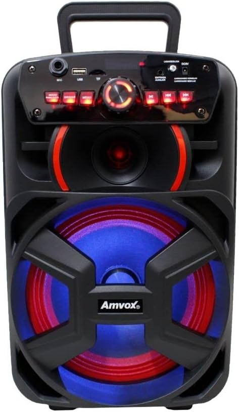 Caixa de Som Amplificada Amvox ACA 221 Gigante II - 220W RMS, Bluetooth, Rádio FM, USB