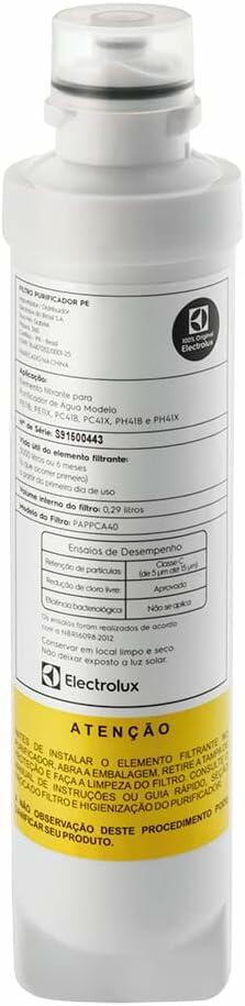 Filtro/Refil Original de Água para Purificador Electrolux PE11B/PE11X/PC41B/PC41X/PH41B/PH41X