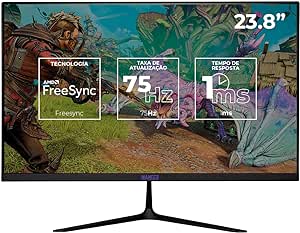 Monitor Gamer Mancer Horizon Z24, 23.8 Pol. Va, Full HD, 1ms, 75Hz, Freesync, VGA/HDMI, MCR-HZN24-BL1
