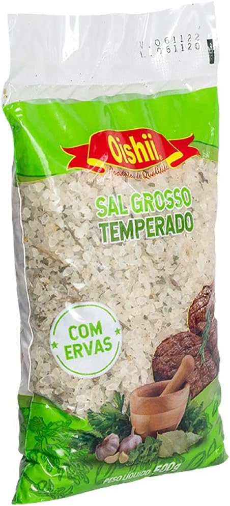 Oishii Sal Grosso Com Ervas 500G