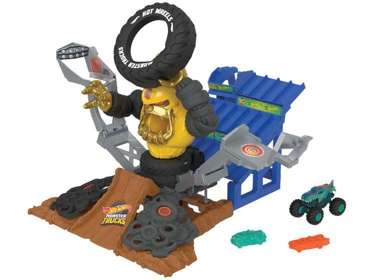 Pista Hot Wheels Monster Trucks Arena Demolição - Gor-Zilla Destruto Mattel