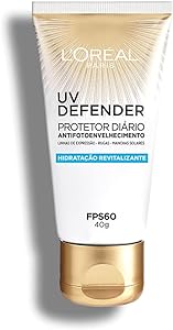 Protetor Solar Facial L'Oréal Paris UV Defender Hidratação FPS 60, 40g