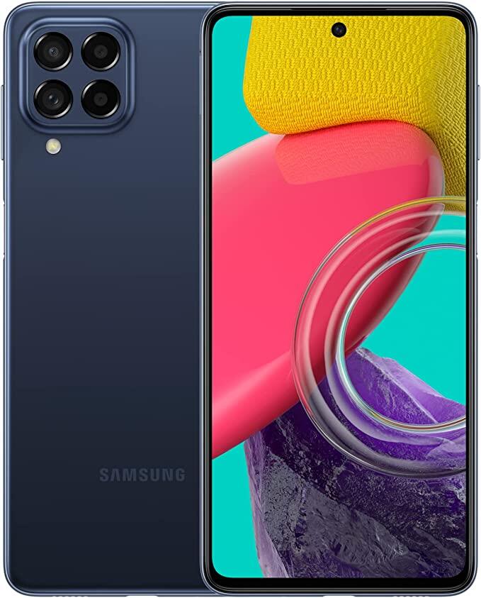 Samsung Galaxy M53 128GB 5G Wi-Fi Tela 6.7'' Dual Chip 8GB RAM Câmera Quádrupla + Selfie 32MP Bateria de 5000mAh - Azul