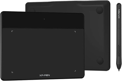 Xp-pen Mesa Digitalizadora Deco Fun S 15 X 10 Cm, Tablet De Desenho,com Stylus,8192 Níveis,para Mac, Windows,chrome,android,osu! (preto)