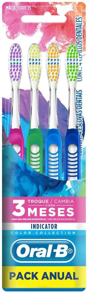Oral-b Escova Dental Indicator Color Collection - 4 Unidades