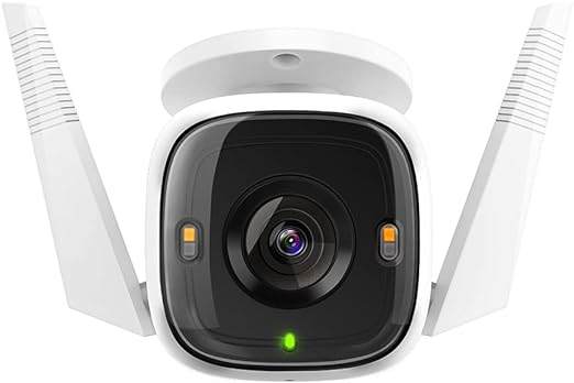 Câmera Wi-Fi de Segurança Externa TAPO C320WS, TP-Link, Branco