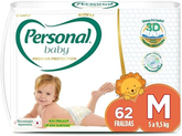 Fralda Personal Baby Premium Protection M com 62 unidades