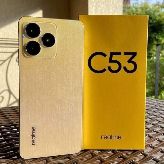 Smartphone Realme C53 128 GB, 6 GB de RAM, Dourado