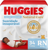 Huggies Fralda Premium Natural Care RN 34 Un