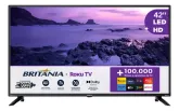 Smart Tv 42” Britânia Btv42g6fr2cp Roku Tv Dolby Audio