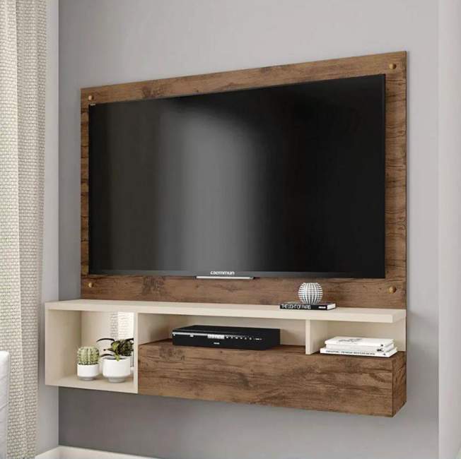 Painel para TV até 55” Caemmun Black 19