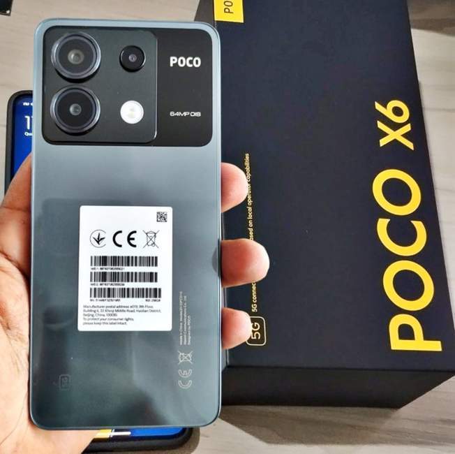 Smartphone Xiaomi Poco X6 5g 256gb / 8gb Ram (azul)